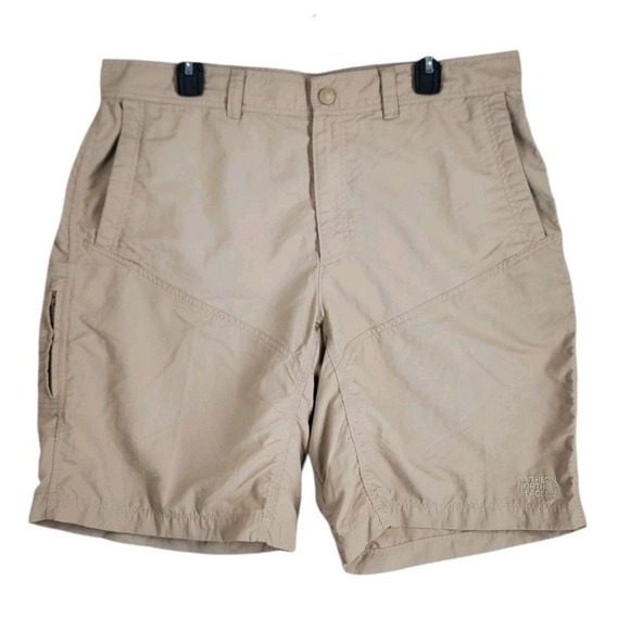 North Face Shorts Men 38 Khaki Beige Lightweight Outdoor Hiking Gorpcore (37x10) - Picture 11 of 12
